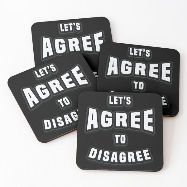 Item preview, Let's Agree To Disagree designed and sold by Whimsical  Thinker.