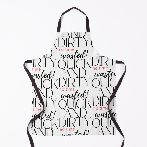 Item preview, Quick And Dirty Bold Black And Red Statement designed and sold by SplashTastic.