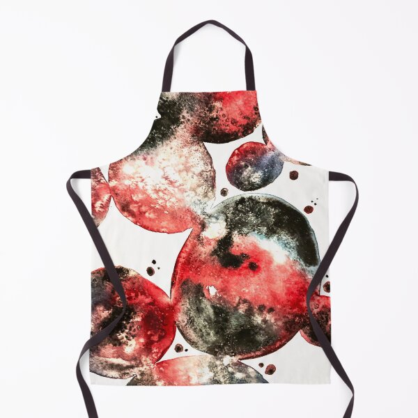 Item preview, Calming red blue and black Abstract circles designed and sold by trossi.