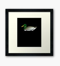 Cute Duck Framed Print