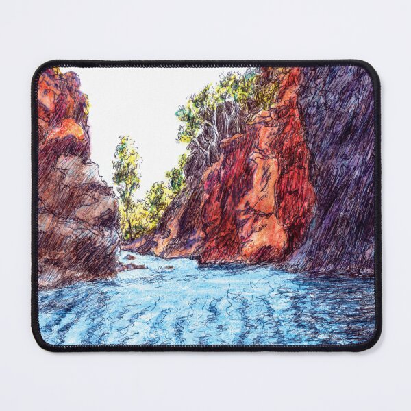 Item preview, Australian Scene - Ellery Creek Big Hole, West MacDonnell Ranges, NT, Aus. designed and sold by Anne Huth.