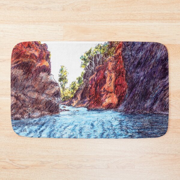 Item preview, Australian Scene - Ellery Creek Big Hole, West MacDonnell Ranges, NT, Aus. designed and sold by Anne Huth.