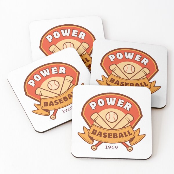 Item preview, Power - Baseball logo designed and sold by Naquo.