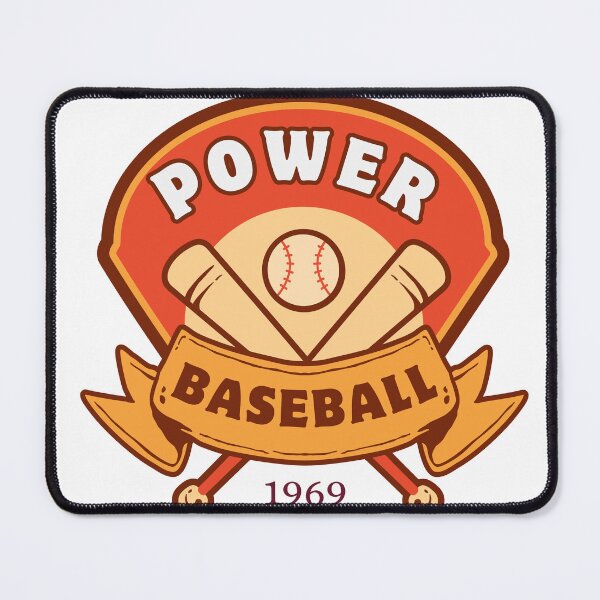 Item preview, Power - Baseball logo designed and sold by Naquo.