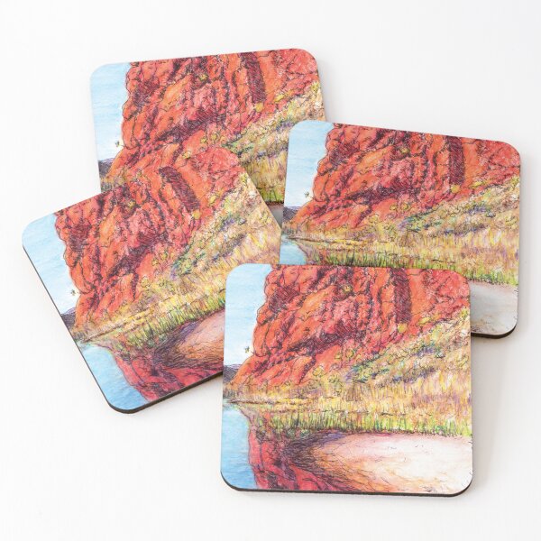 Item preview, Australian Scene - Glen Helen Gorge, West MacDonnell Ranges, NT, Aus. designed and sold by Anne Huth.