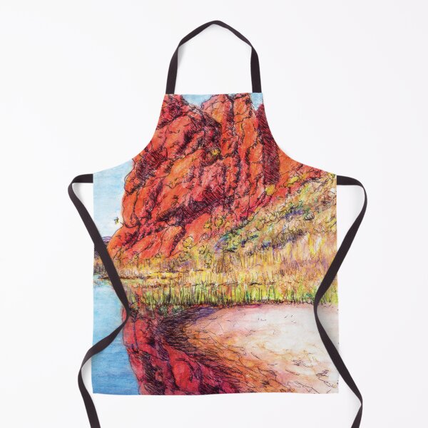 Item preview, Australian Scene - Glen Helen Gorge, West MacDonnell Ranges, NT, Aus. designed and sold by Anne Huth.