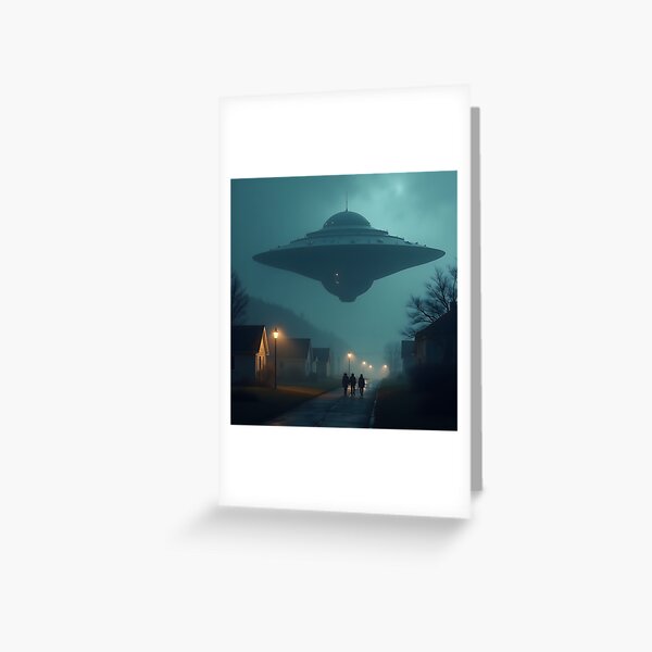 Item preview, Close Encounters - A Quiet Suburban Night designed and sold by AbstractAuraArt.