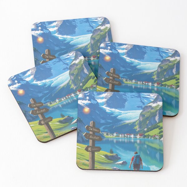 Item preview, Majestic Dachstein Mountains - Hiking Adventure at Lake Gosausee, Austria designed and sold by OPURA.