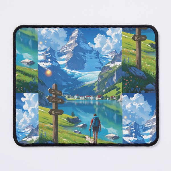 Item preview, Majestic Dachstein Mountains - Hiking Adventure at Lake Gosausee, Austria designed and sold by OPURA.