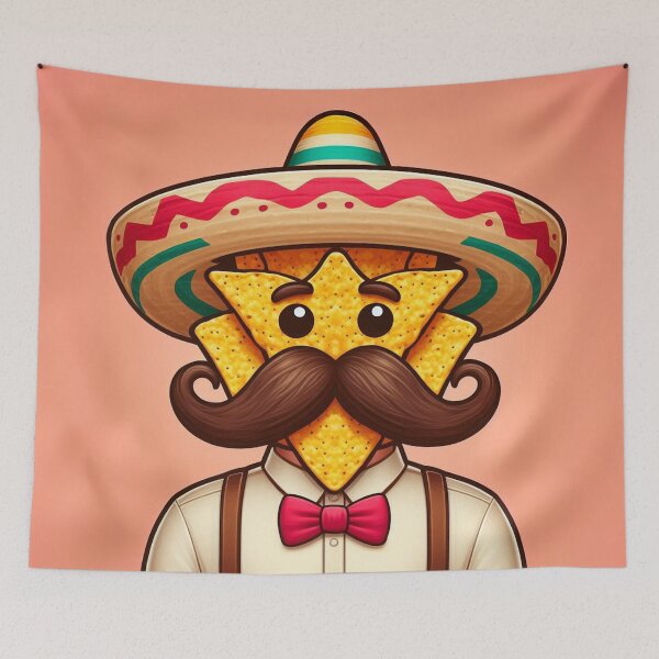 Item preview, Señor Crunchy: Nacho Man designed and sold by Sparkle Panda.