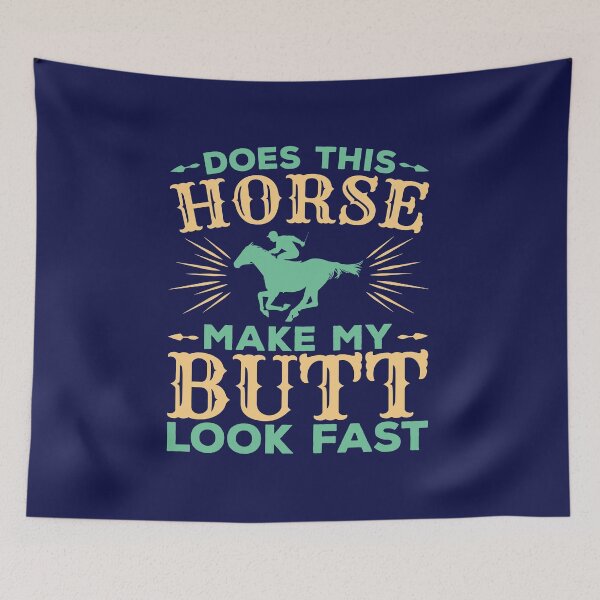 Aperçu de l'œuvre Ce cheval donne-t-il un look rapide à mon derrière? créée et vendue par jaygo.