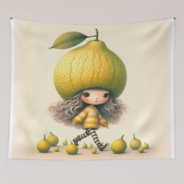 Item preview, Fingered Citron Girl designed and sold by Beyondnote-Art.