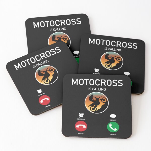 Artikelvorschau, Motocross-Telefonanrufschnittstelle Lustiges Design entworfen und verkauft von Jaudaux Designs.
