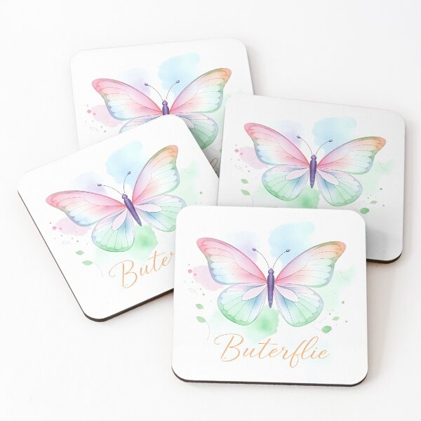 Item preview, Ethereal Butterfly Motif - Pastel Shades designed and sold by Shirtastically.
