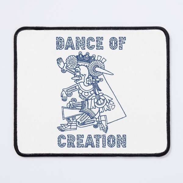 Item preview, Dance of Creation Aztec Warrior Blue Symbols designed and sold by SplashTastic.