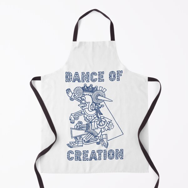 Item preview, Dance of Creation Aztec Warrior Blue Symbols designed and sold by SplashTastic.