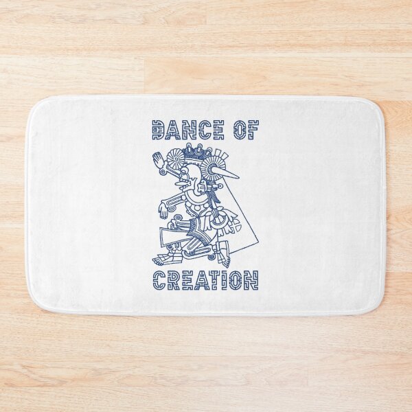 Item preview, Dance of Creation Aztec Warrior Blue Symbols designed and sold by SplashTastic.