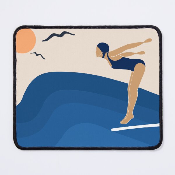 Item preview, Retro Swimmer designed and sold by PinkSnapdragon.