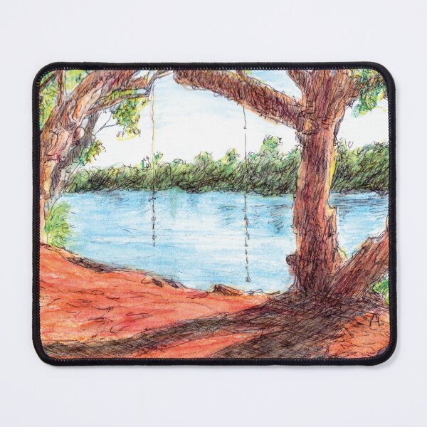 Item preview, Australian Scene - Miaree Pool, Maitland River, WA, Aus. designed and sold by Anne Huth.