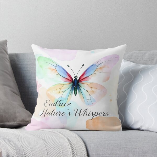 Item preview, Serene Butterfly Watercolor Motif designed and sold by Shirtastically.