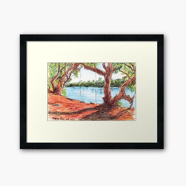 Item preview, Australian Scene - Miaree Pool, Maitland River, WA, Aus. designed and sold by Anne Huth.