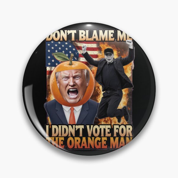 Item preview, Don't Blame Me I Didn't Vote For The Orange Man - Anti Trump Musk Collage of Destruction designed and sold by SubtleSplit.