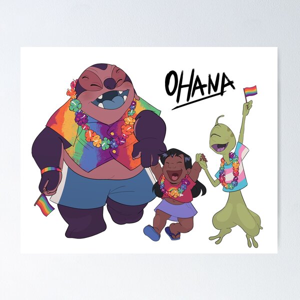 Disney Lilo & Stitch Jumba & Pleakley Poster T-Shirt copy pn - Inspire  Uplift
