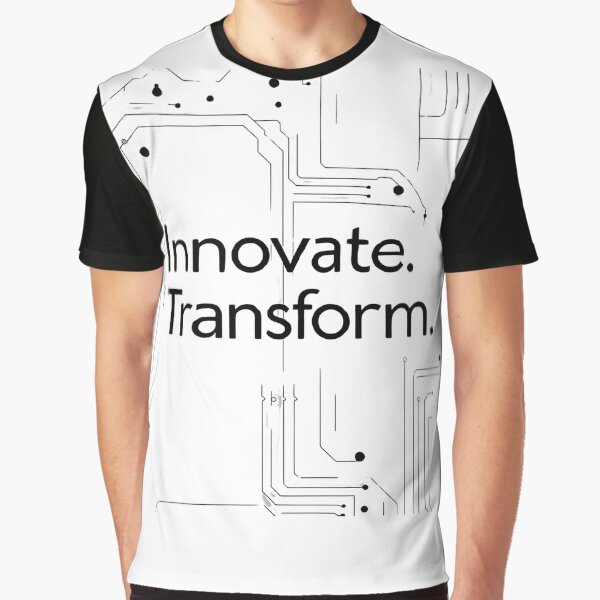 Vista previa del artículo con la obra «Innovar y transformar», diseñado y vendido por HouseofLucky.