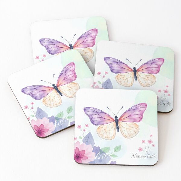 Item preview, Watercolor Butterfly on Nature Palette designed and sold by Shirtastically.