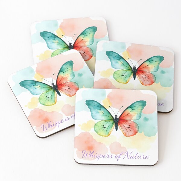 Item preview, Vibrant Butterfly in Nature-Inspired Watercolor designed and sold by Shirtastically.