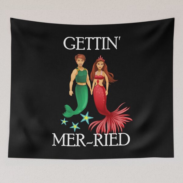 Item preview, Getting Married Mermaid  designed and sold by Kimberley King Art  King Art.