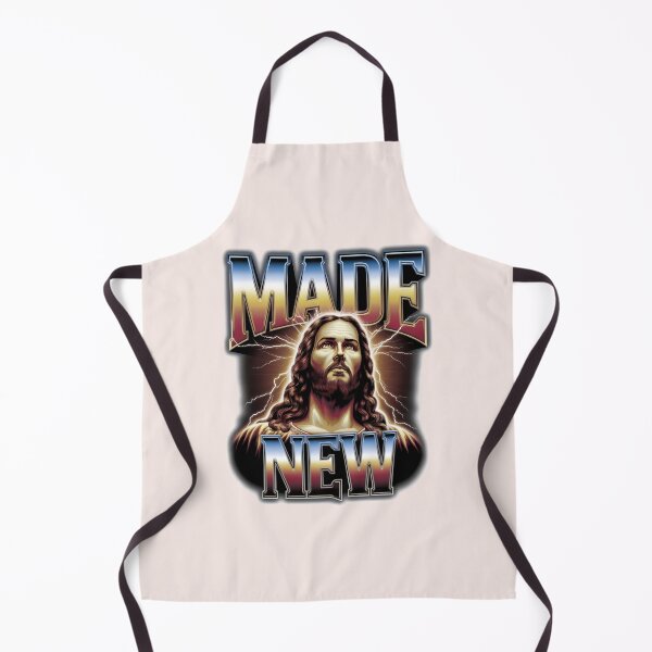 Item preview, Made New – 2 Cor. 5:17 Bootleg Jesus Quotes designed and sold by  KnitLuv.