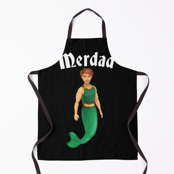 Item preview, Mermaid Family Dad designed and sold by Kimberley King Art King Art.