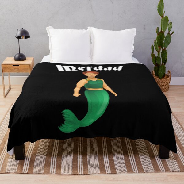 Item preview, Mermaid Family Dad designed and sold by Kimberley King Art King Art.