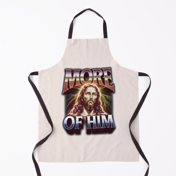 Item preview, More of Him – John 3:30 Bootleg Jesus Quotes designed and sold by KnitLuv.