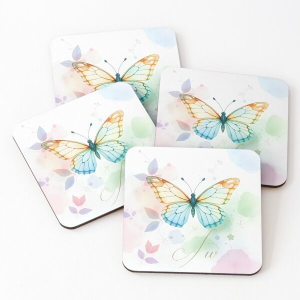 Item preview, Enchanted Butterfly Watercolor Design designed and sold by Shirtastically.