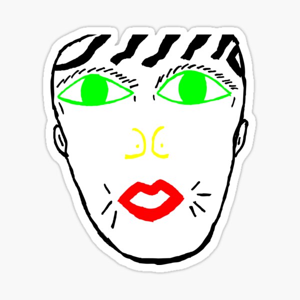 Une femme Sticker