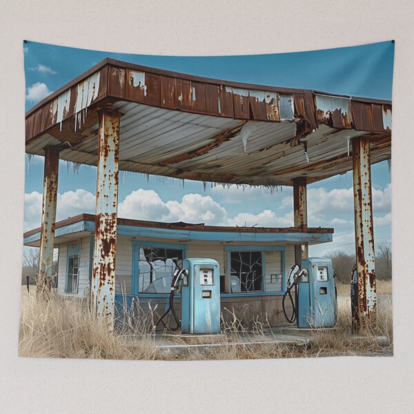 Item preview, The lonely gas station designed and sold by Sigtrix.
