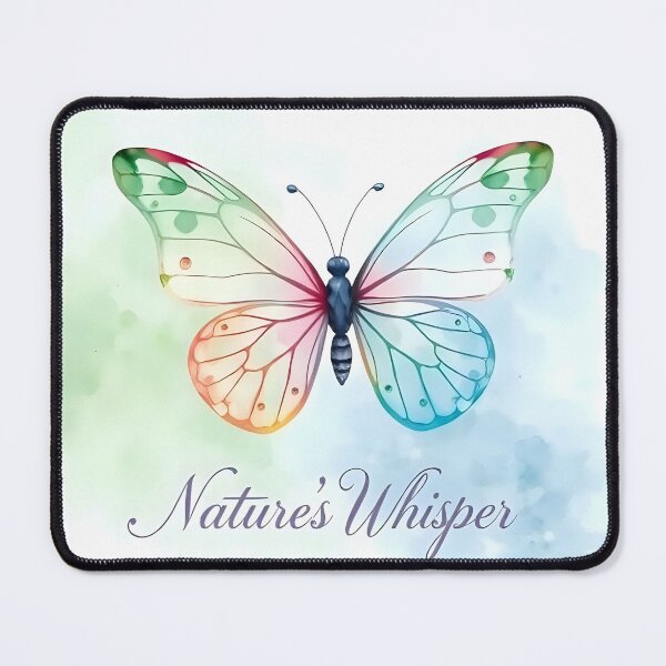 Item preview, Ethereal Butterfly with Pastel Splashes designed and sold by Shirtastically.