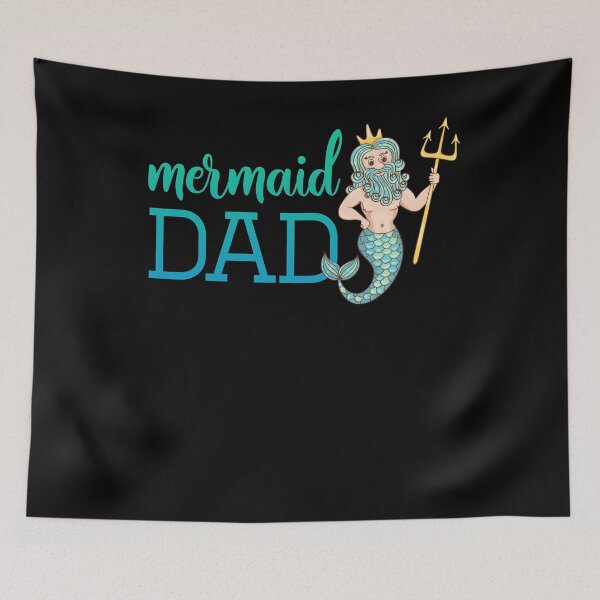 Item preview, Mermaid Dad King designed and sold by Kimberley King Art  King Art.