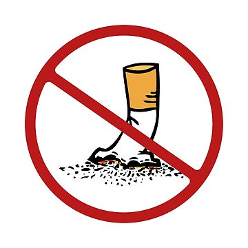 no cigarette butts Prohibited Cigarette Butts, Black, Red, White Signage, No Smoking, No  Litter 