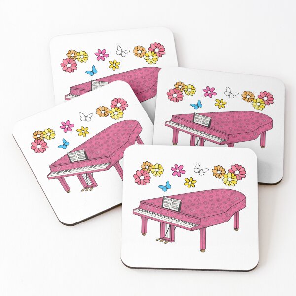 Item preview, Floral Grand Piano Mother's Day Female Musician Pianist designed and sold by doodlerob.