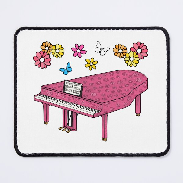 Item preview, Floral Grand Piano Mother's Day Female Musician Pianist designed and sold by doodlerob.