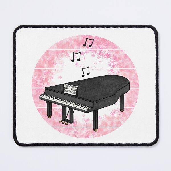 Item preview, Floral Grand Piano Japanese Cherry Blossom Pianist Musician designed and sold by doodlerob.