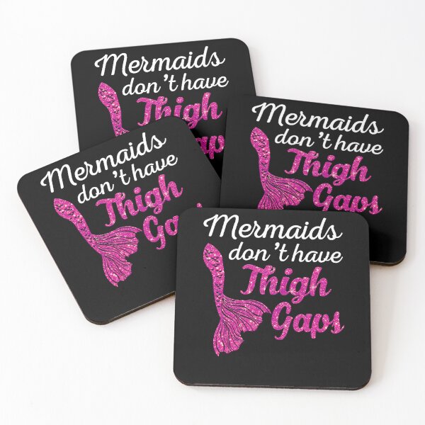 Item preview, Mermaids Don't Have Thigh Gaps designed and sold by Kimberley King Art  King Art.