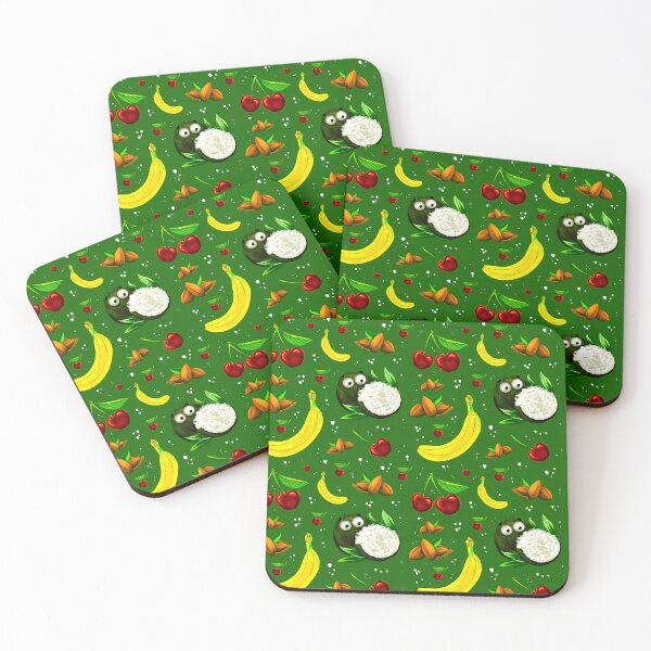 Item preview, Funny fruit salad green  print designed and sold by Valentina-ty.