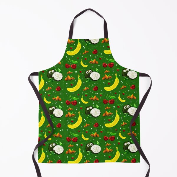Item preview, Funny fruit salad green print designed and sold by Valentina-ty.