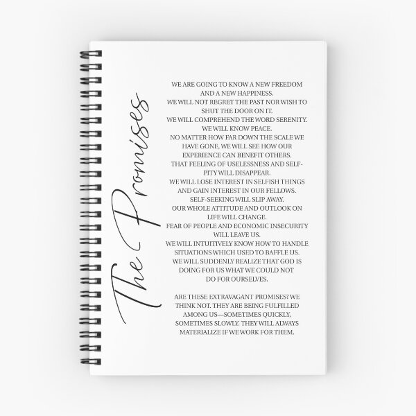 Item preview, The AA Promises Twelve Steps Addiction Recovery Sobriety designed and sold by SimplyDefined.
