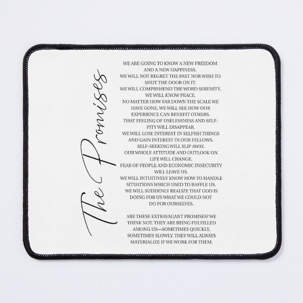 Item preview, The AA Promises Twelve Steps Addiction Recovery Sobriety designed and sold by SimplyDefined.