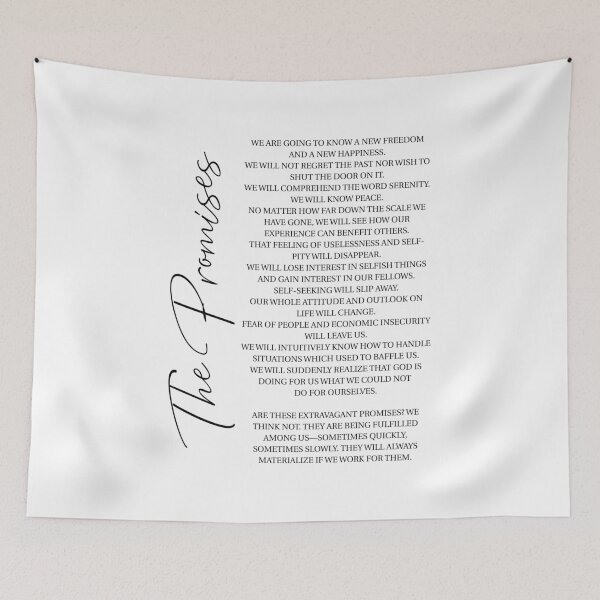 Item preview, The AA Promises Twelve Steps Addiction Recovery Sobriety designed and sold by SimplyDefined.